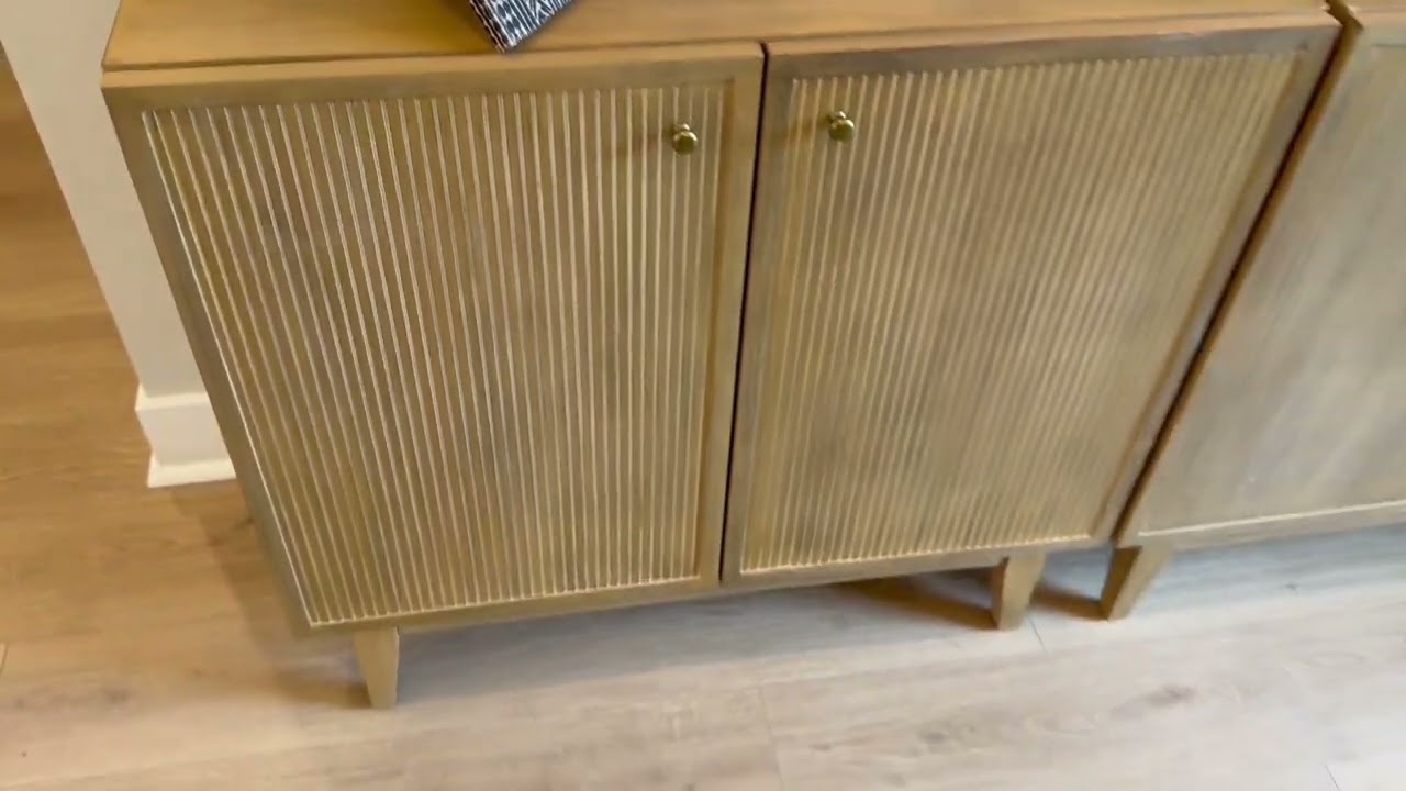 mopio Brooklyn Storage Cabinet, Modern Farmhouse Entryway Accent Cabinet