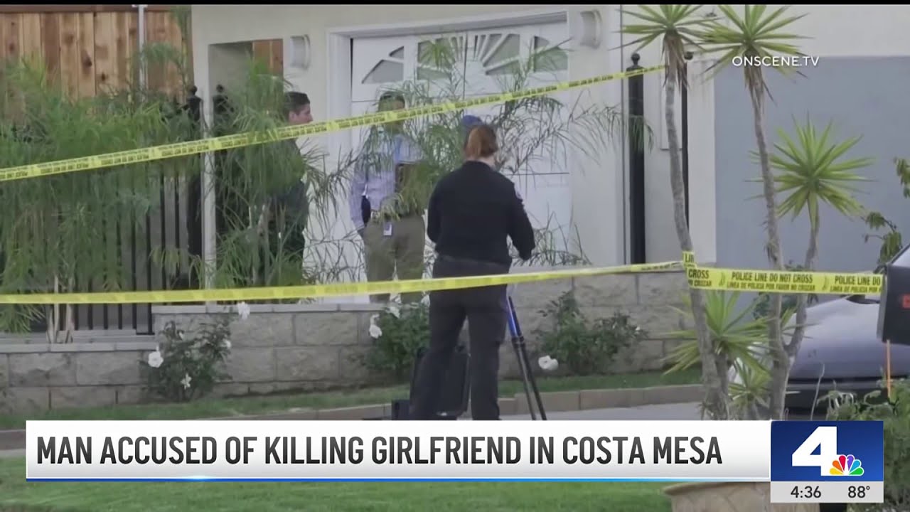 Man accused of killing girlfriend in Costa Mesa - YouTube
