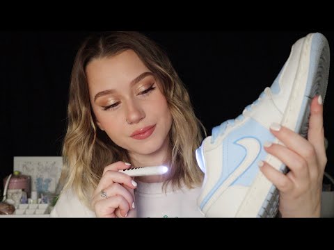 ASMR Inspecting Random Objects (Fabric sounds, Flashlight, Etc.)