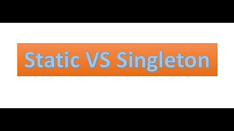 static vs singleton