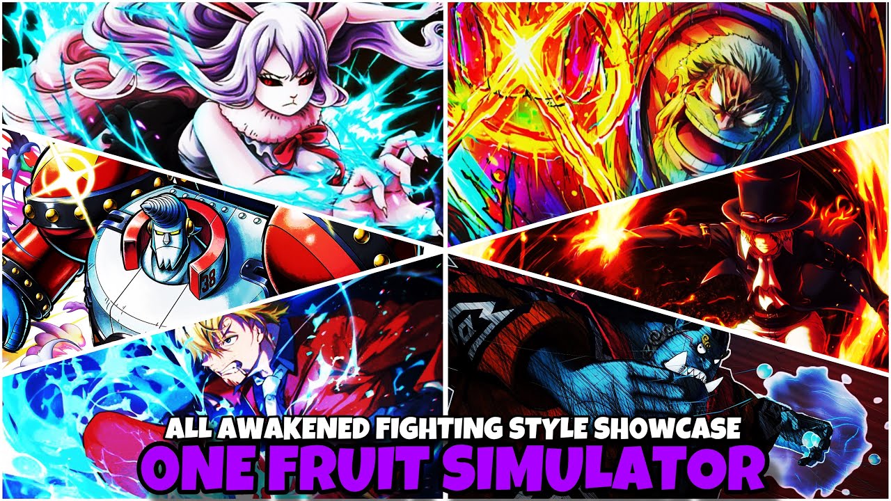 One Fruit Simulator All Awakened Fighting Style Showcase