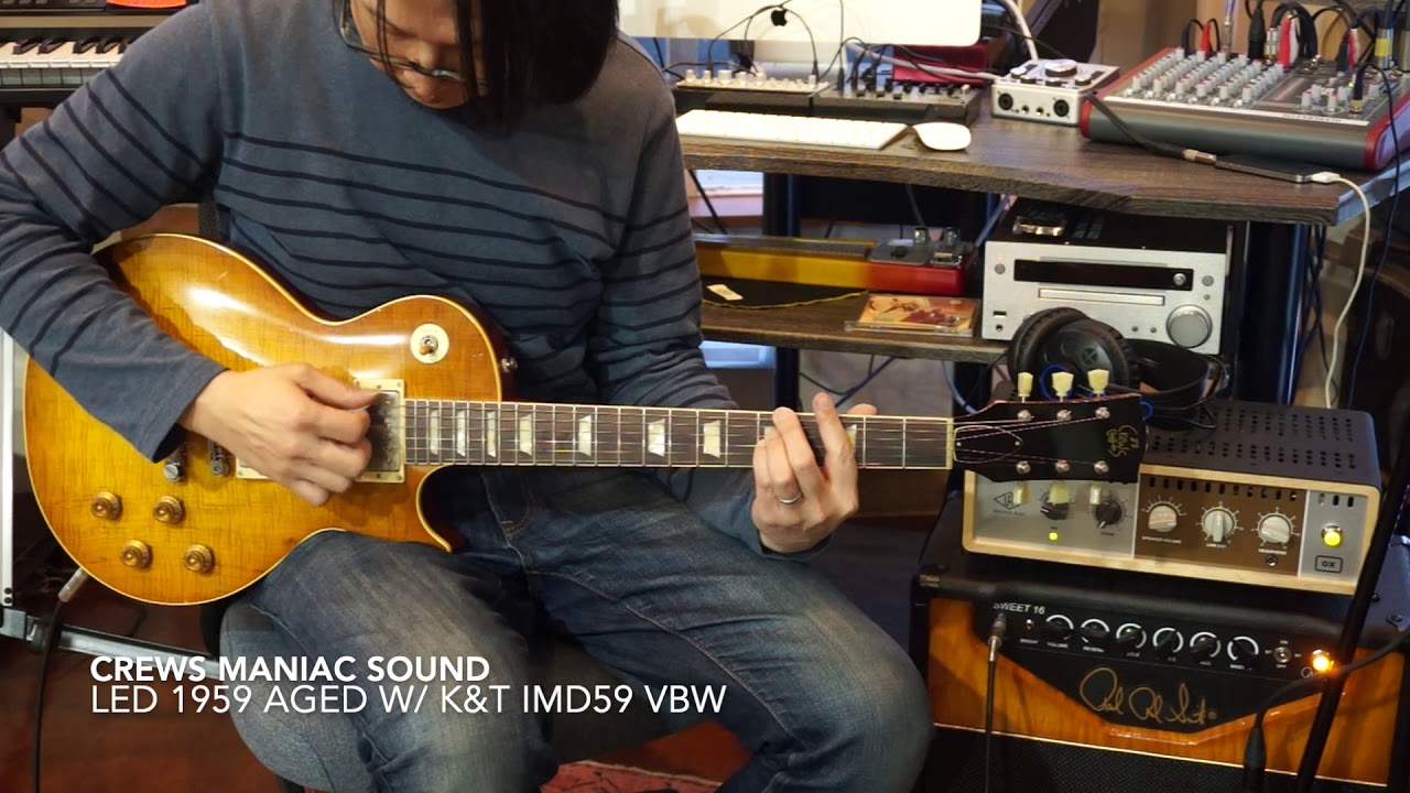 Crews Maniac Sound (MIJ) LED 1959 Aged / HB w/ K&T IMD59 VBW | Reverb