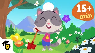Flowers are blooming... Spring is here! | Compilation | Kids Learning Cartoon | Dr. Panda TotoTime