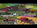 Farming Simulator Game 🚜 Cultivater 👿 Seedar 😃 Water tank 💐 Harvester Driving in Farm