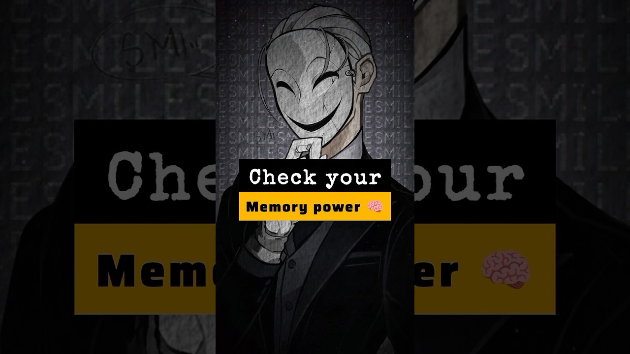 what's your brain memory power ? 💯 🔥