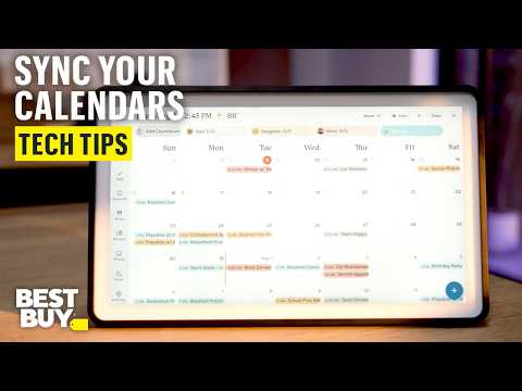 Syncing Your Personal Calendars to the Skylight Calendar 2 – Tech Tips from Best Buy