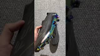 Adidas F50+ Elite Laceless Lightstrike Pro FG Firm Ground Soccer Cleats - Black/Iridescent Blue/Gold