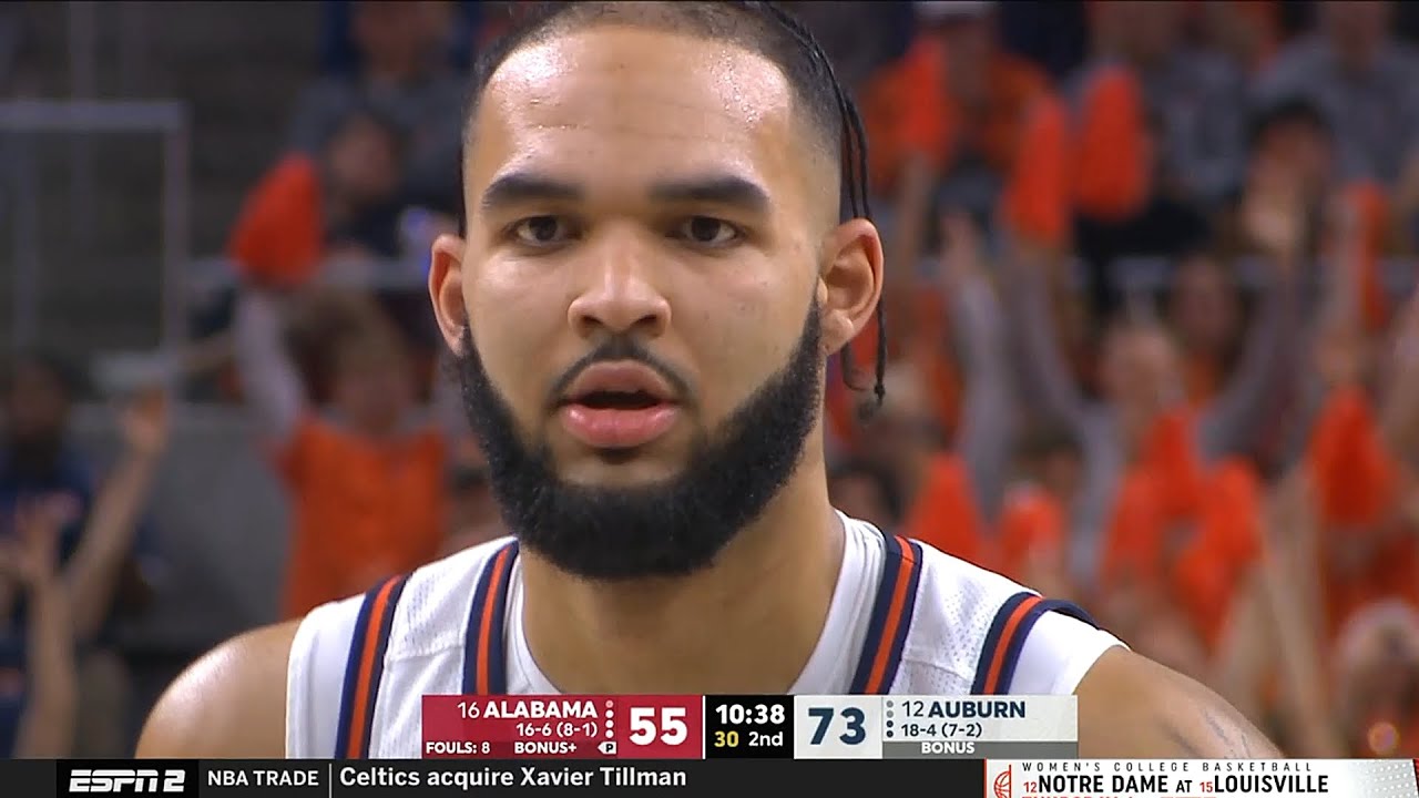 16 Alabama vs 12 Auburn College Basketball Game Full Highlights 2024