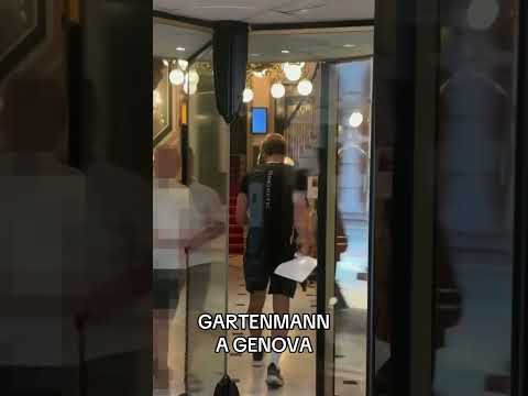 Video GARTENMANN ARRIVA A GENOVA, SE PASSA LE VISITE FIRMERÀ UN BIENNALE