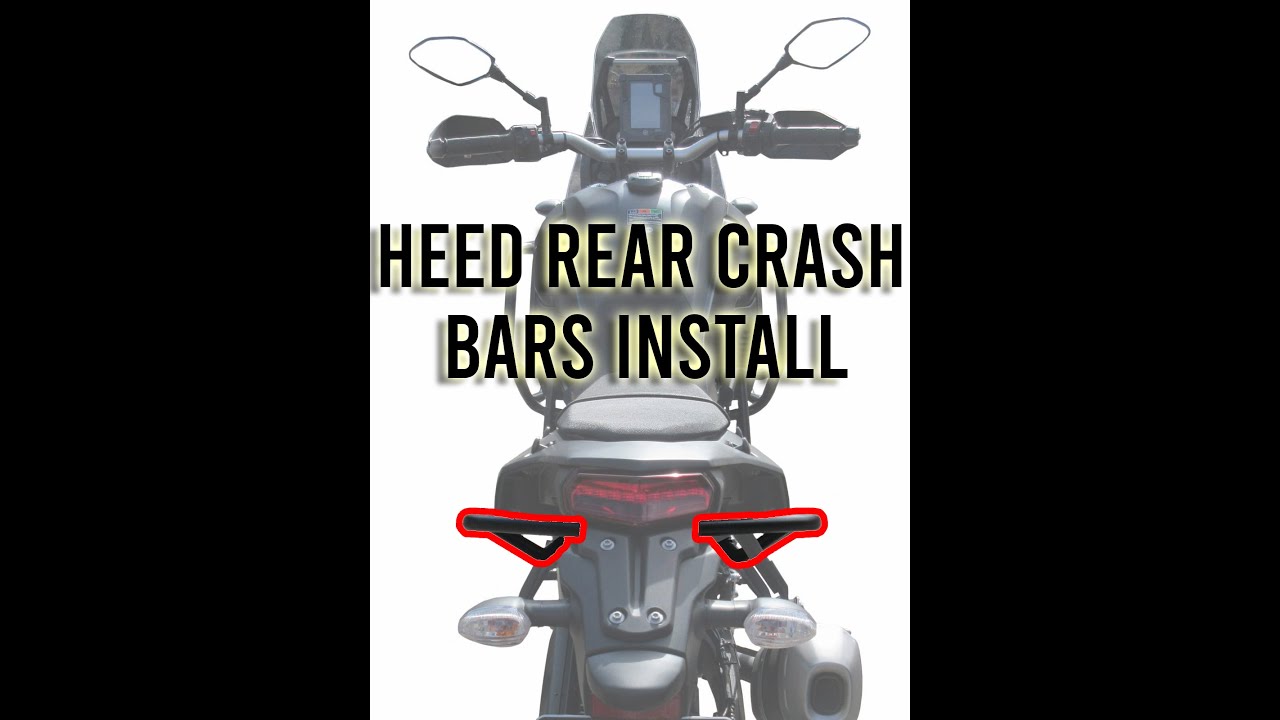 Yamaha Ténéré 700 | Heed Rear Crash Bars Install