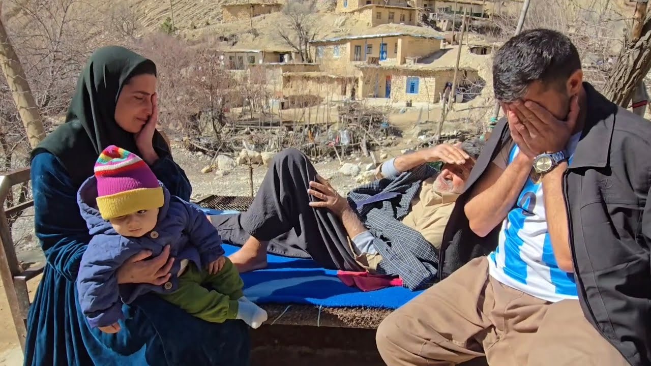 Shahin and Atabek's sadness over grandfather's bad condition