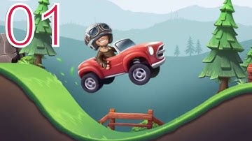 🚗 Mountain Climb : Jump Pt 1 | Mini Rusty Car Uphill Adventure!