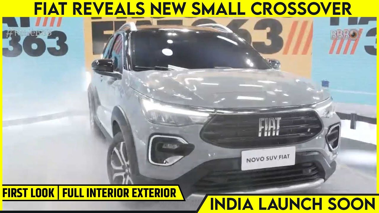 New Fiat Small Crossover Project 363 Unveiled | Novo SUV Fiat - First Look | Full Exterior | India?