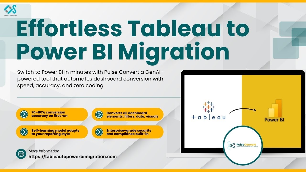 Tableau to Power BI Migration with Pulse Convert – Full Demo - YouTube