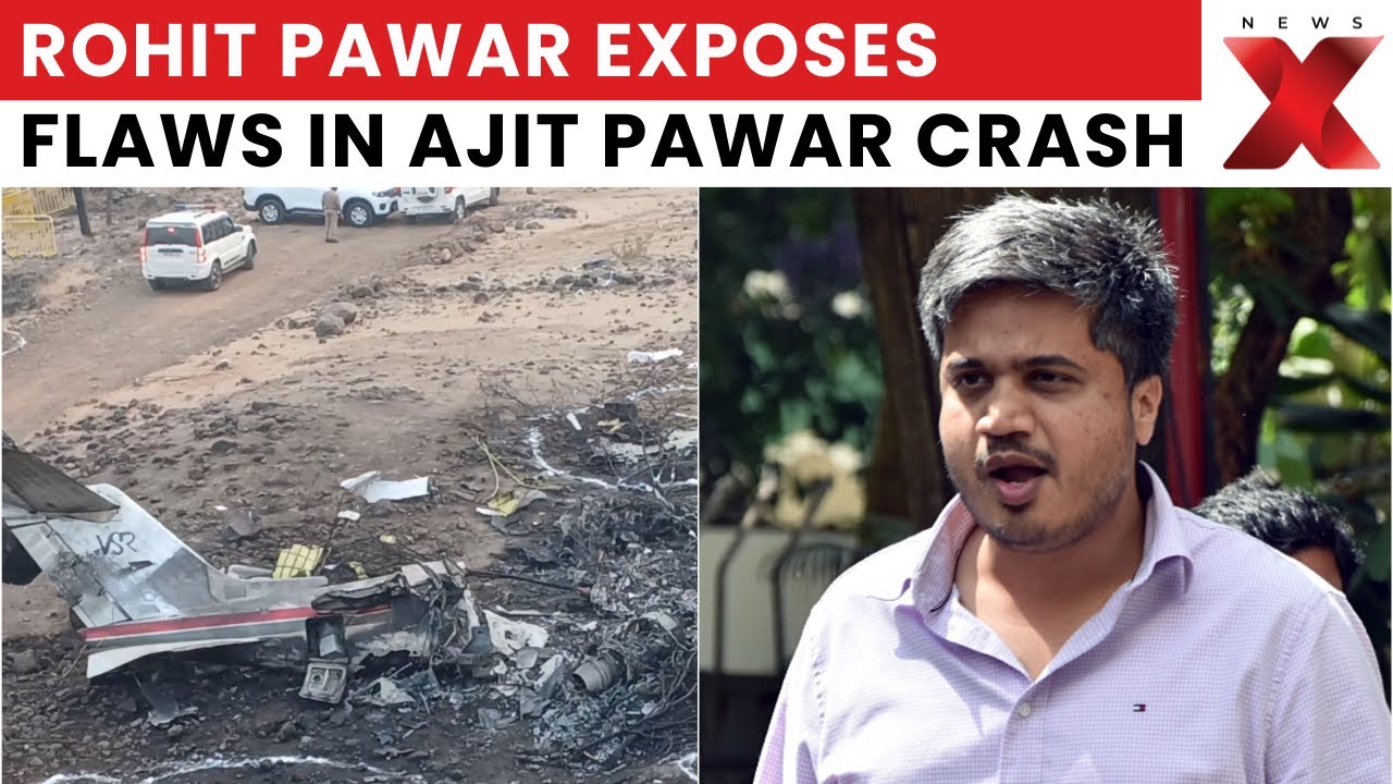 Ajit Pawar Plane Crash Mystery: Nephew Raises 5 Hard-Hitting Questions! | NewsX