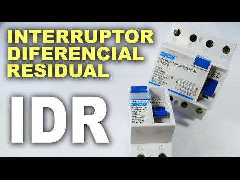 Interruptor diferencial residual - IDR! Funcionamento e como usar!