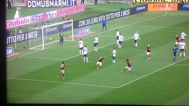 Gol in rovesciata di Alessandro Florenzi || Roma-Genoa 4-0
