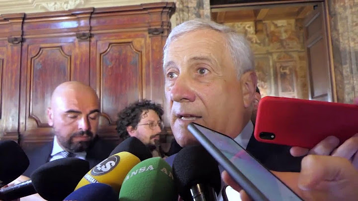 DAZI, TAJANI: "Trattativa ancora lunga, l'UNIONE EUROPEA tratti a testa alta"