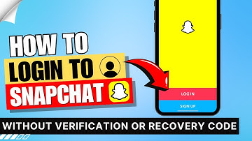 How to Login to Snapchat without Verification Code or Recovery Code ✅