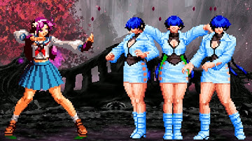 KOF 🔥 Athena Asamiya vs Shermie ➣ Epic Battle