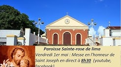 Messe de Saint Joseph 1er mai _ Paroisse Sainte-Rose de lima