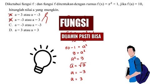 Diketahui fungsi f r → r dan g r → r jika diketahui fog x x³ 10x 3 dan g x x 2 nilai dari f 2 adalah