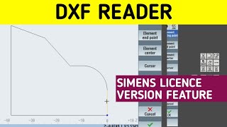 Generate Program From 2D Sketch File | Automatically Create Program by Importing DXF on Siemens