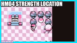Pokemon Red HM04 Strength Location Guide | Gold Teeth & Safari Warden Reward