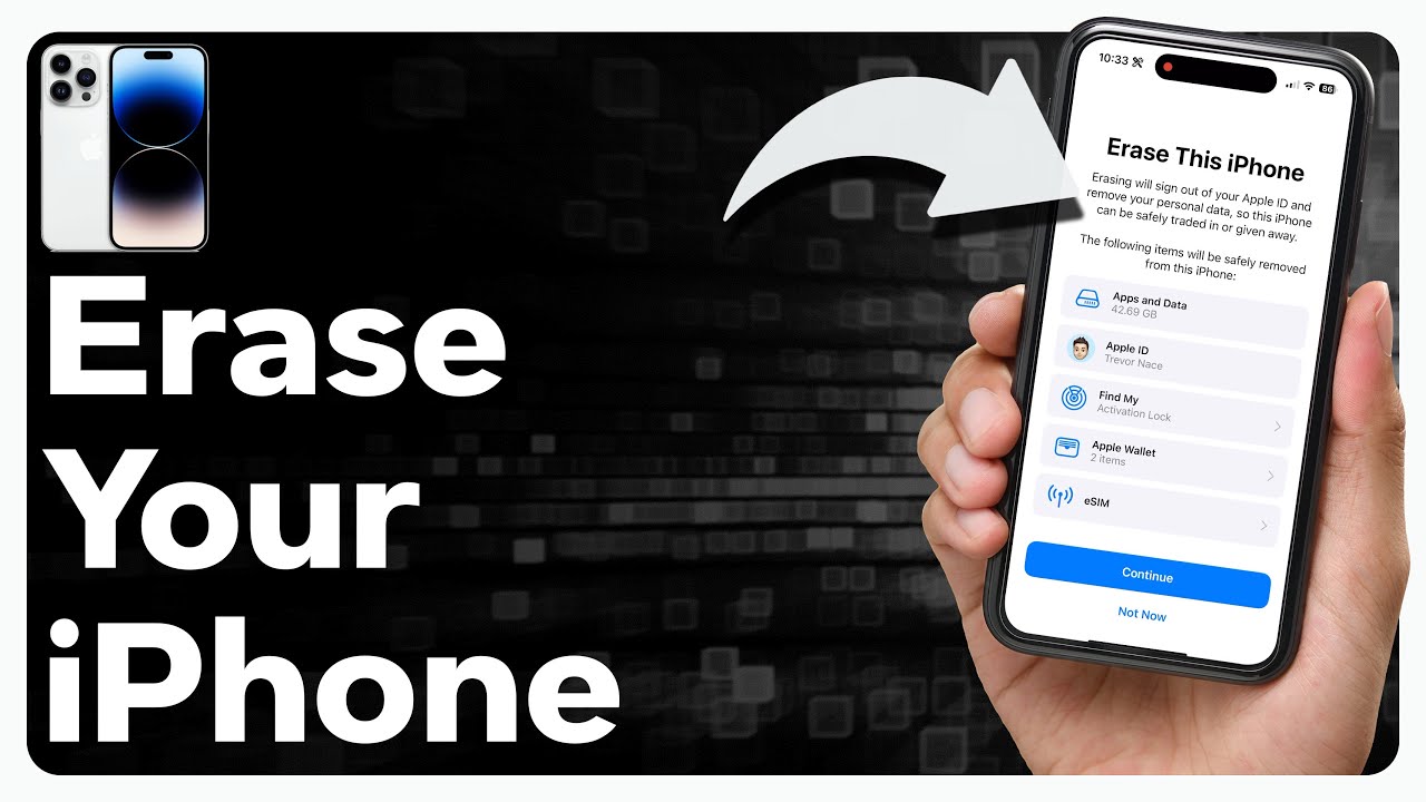How To Erase iPhone YouTube