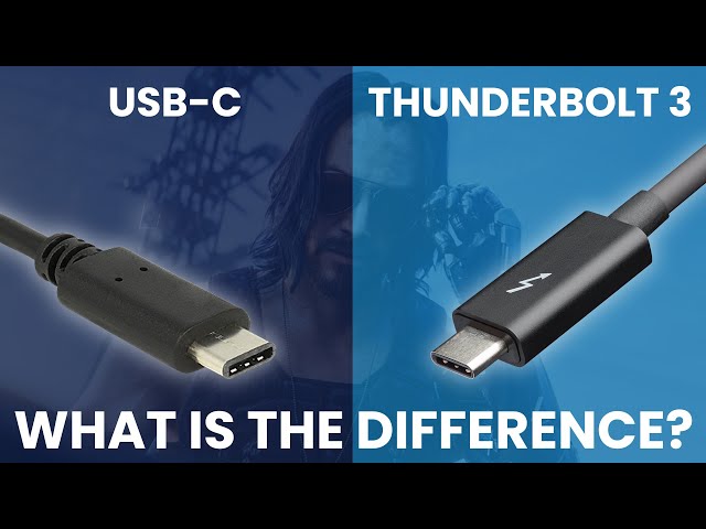 Thunderbolt 3 vs. USB-C - What Is The Difference? [Simple Guide] class=
