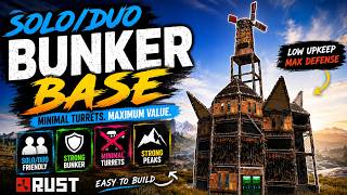 The PERFECT Solo/Duo Bunker Base (Minimal Turrets, Maximum Defense)🔥