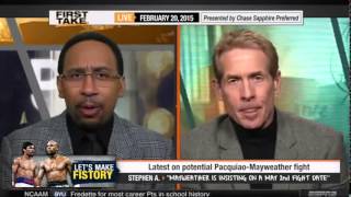 ESPN First Take   Floyd Mayweather vs  Manny Pacquiao 2015   Pacquiao Mayweather fight
