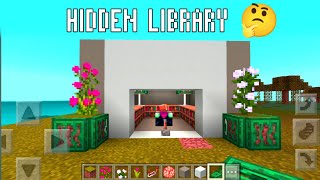 Secret library in Minecraft #minecraft #juego