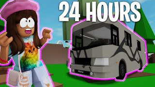 LIVING IN AN RV FOR 24 HOURS! | (ROBLOX BROOKHAVEN RP)