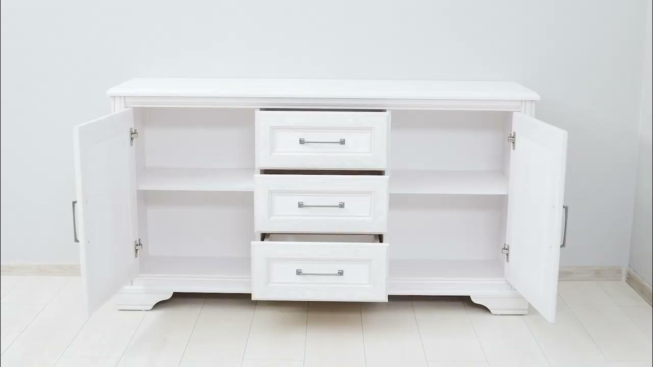 Трехсекционная тумба-комод STYLIUS (Стилиус) KOM2D3S - YouTube