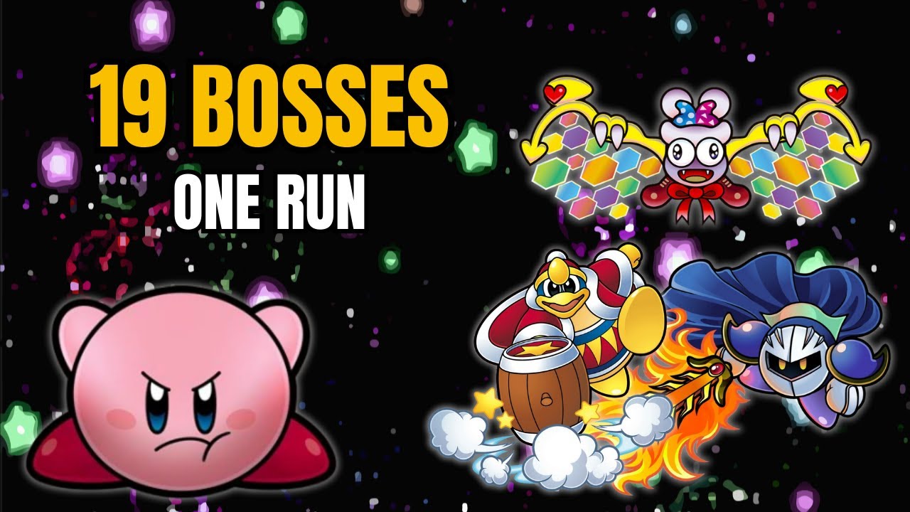 Kirby Super Star: The Arena Boss Rush (19 Bosses) + Bonus Games!