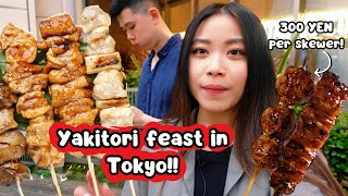 Discovering a hole in the wall YAKITORI spot in Tokyo, Japan! Is Shake Shack WORTH THE HYPE?