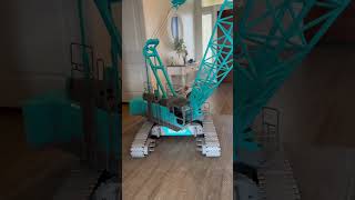 3d printed 1:14 scale cults3d ct130 Kobelco crawler crane #kobelco #3dprinting #scalemodel