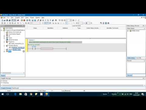 Delta plc programming creating function block