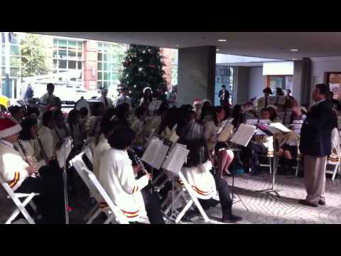 At Embarcadero Center Alta Loma Middle School 2012 winter concert Pt 1