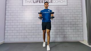 SPLIT STANCE HAMMER CURL