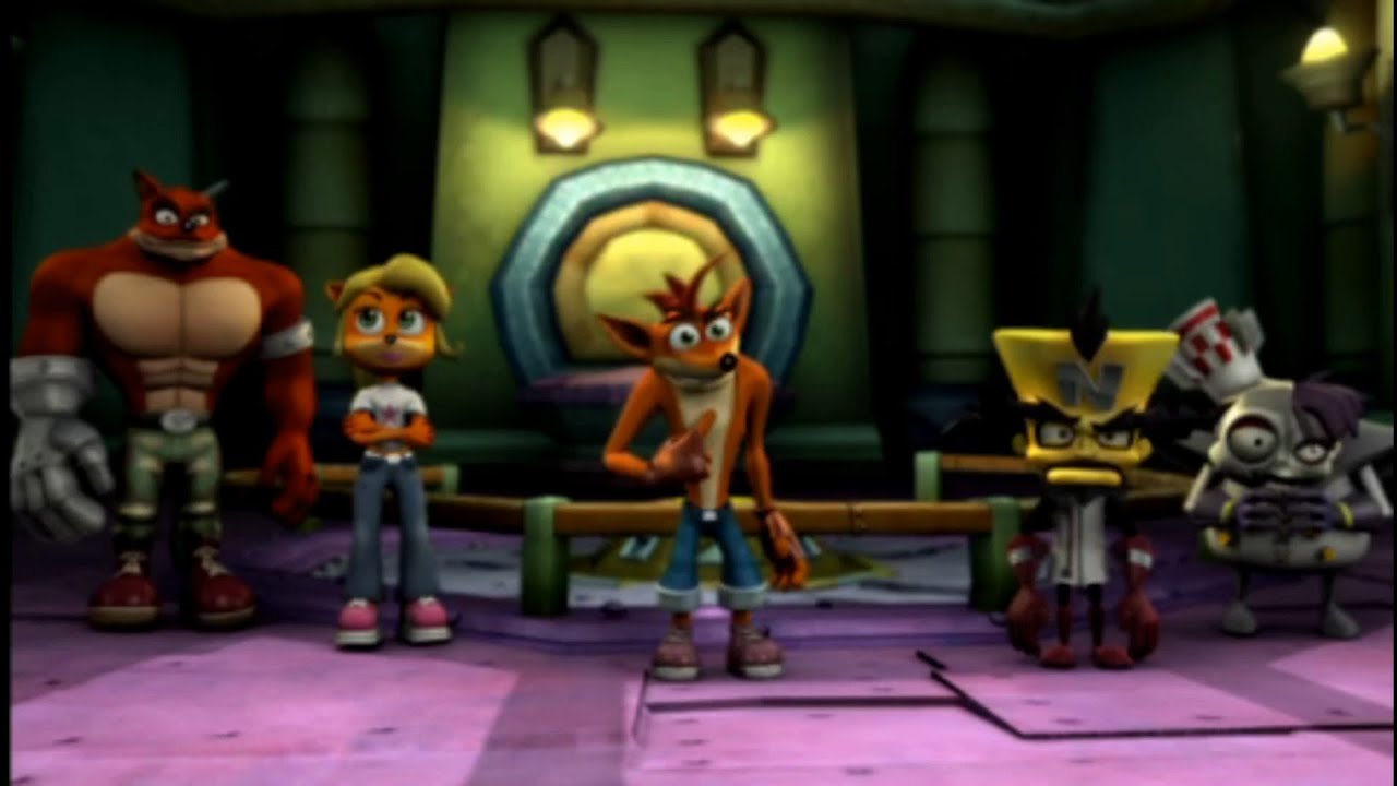 RA: Crash tag team racing PSP 100% parte 1 - lobby + Mystery island