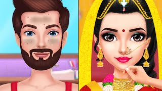 Indain Royal Wedding makeup Spa Salon Indain Wedding Love Marriage 2022 Game screenshot 5