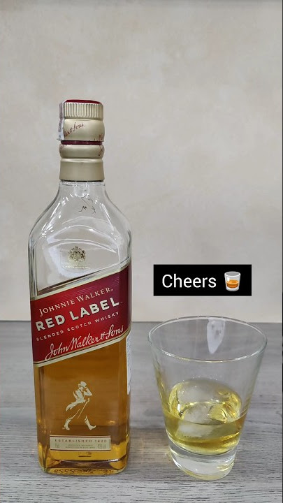 Johnnie Walker Red label whiskey Review #shorts