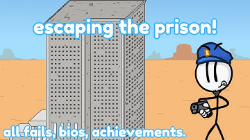 Escaping The Prison! [Henry Stickmin] (All fails, bios, and achievements!)