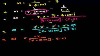 Finding Derivative by Definition  First Principle Solve out Example 3