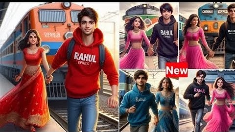 Create 3D Ai Couples train missing Creator 2024 | couples train miss Ai Image | New Tutorial SKG