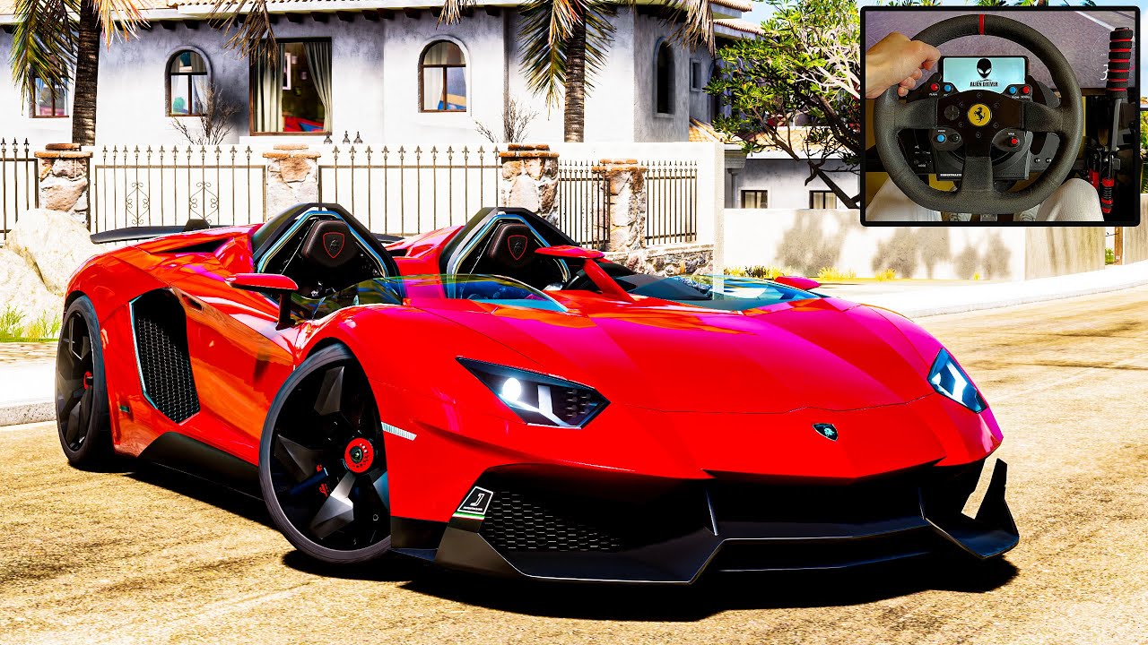 Forza Horizon 5 - Lamborghini Aventador J | Drive with Thrustmaster ...