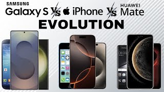 Apple iPhone vs Samsung Galaxy S vs Huawei Mate Series Evolution