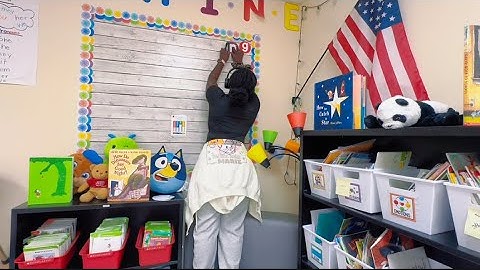 KINDERARTEN CLASSROOM SETUP 2025 PT 3 | Bulletin boards, labels, decoration | Classroom organization